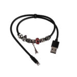 WK (WDC-016) Venus Apple Cable 8pin to USB - Black