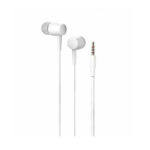 Denmen (DR02) In-ear Handsfree με Βύσμα 3.5mm - Λευκό