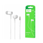 Denmen (DR02) In-ear Handsfree με Βύσμα 3.5mm - Λευκό - Image 2
