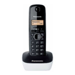 Panasonic (KX-TG1611) Cordless Phone - Black/White