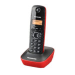 Panasonic (KX-TG1611) Ασύρματο Τηλέφωνο - Μαύρο/Κόκκινο - Image 2
