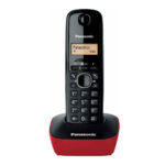 Panasonic (KX-TG1611) Ασύρματο Τηλέφωνο - Μαύρο/Κόκκινο