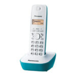 Panasonic (KX-TG1611) Ασύρματο Τηλέφωνο - Λευκό/Τυρκουάζ - Image 2
