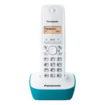 Panasonic (KX-TG1611) Cordless Phone – White/Turquoise