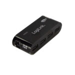 LogiLink (UA0170) USB 3.0 Hub 4 Θυρών με σύνδεση USB-A και Εξωτερική Παροχή Ρεύματος - Μαύρο - Image 2