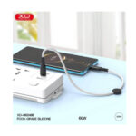 XO (NB-Q248B) Καλώδιο USB 2.0 USB-C male σε USB-C male 60W 0.25μ - Λευκό - Image 2