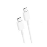 Denmen (D20C) Καλώδιο USB 2.0 USB-C male σε USB-C male, 1μ - Λευκό
