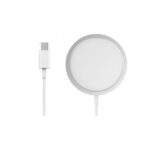Denmen (DW02) Wireless Charger 15W with Type-C Cable - White