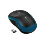 Logitech (M185) Ασύρματο Mini Ποντίκι - Μαύρο/Μπλε - Image 3