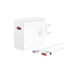 XO (L128) Charger and USB-C Cable 120W Quick Charge 3.0 - White