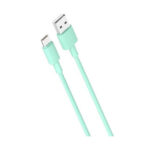XO (NB156) Καλώδιο USB 2.0 USB-C male σε USB-A male, 1μ - Πράσινο