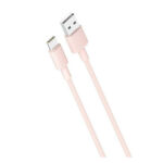 XO (NB156) Cable USB-C male to USB-A male, 1m - Pink