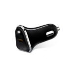 Platinet Fast Charging Car Phone Charger with 1 USB Port - Black