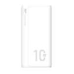 Silicon Power (QP15) Power Bank 10000mAh 18W with USB-A Ports and USB-C Port Power Delivery / Quick Charge 3.0 - White