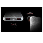 Silicon Power (QP77) Power Bank 10000mAh with 2 USB-A Ports and USB-C Port Power Delivery / Quick Charge 3.0 - Gray - Image 5