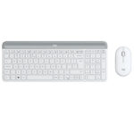 Logitech (MK470) Wireless Keyboard & Mouse Set with US Layout - White