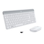 Logitech (MK470) Wireless Keyboard & Mouse Set with US Layout - White - Image 2