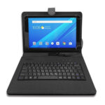 NOD Micro USB Type & Protect Synthetic Leather Flip Cover with Keyboard (Universal 9.6''-10.1″) – Black