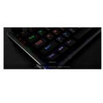 Zeroground (KB-2950G) Simeto V2.0 Gaming Mechanical Keyboard with Custom Blue Switch and RGB Lighting (English US) - Silver - Image 2