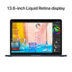 Apple MacBook Air (2022) 13.6'' - 8GB/256GB | M2 8core/8core GPU|GR Keyb | έως 18 ώρες μπαταρία - Midnight - Image 6