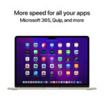Apple MacBook Air (2022) 13.6'' - 8GB/256GB | M2 8core/8core GPU|GR Keyb | έως 18 ώρες μπαταρία - Starlight - Image 6