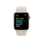Apple Watch SE GPS 44mm with Starlight Sport Band (M/L) - Starlight - Image 3