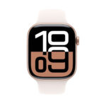 Apple Watch Series 10 GPS 42mm S/M Rose Gold with Light Blush Sport Band