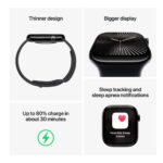 Apple Watch Series 10 GPS 42mm S/M Rose Gold with Light Blush Sport Band - Image 7