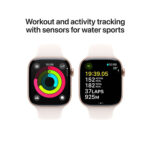 Apple Watch Series 10 GPS 42mm S/M Rose Gold with Light Blush Sport Band - Image 3