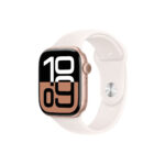 Apple Watch Series 10 GPS 42mm S/M Rose Gold with Light Blush Sport Band - Image 2