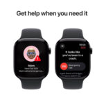 Apple Watch Series 10 GPS 46mm M/L Jet Black with Black Sport Band - Image 3