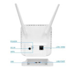Olax AX6 Pro Ασύρματο 4G Φορητό Hotspot - Λευκό - Image 3