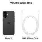 Smartphone Apple iPhone 16 128GB - Black - Image 6