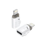XO (NB256E) Μετατροπέας USB-C female σε Lightning male - Λευκό