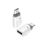 XO (NB256H) Μετατροπέας USB-C female σε micro USB male - Λευκό