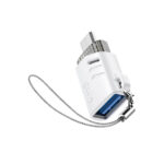XO (NB256C) Μετατροπέας USB-A female σε micro USB male - Λευκό