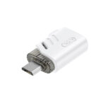 XO (NB256C) Μετατροπέας USB-A female σε micro USB male - Λευκό - Image 2