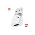 XO (NB256D) Μετατροπέας USB-A male σε USB-C female - Λευκό - Image 3