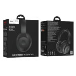 Hoco (W45) Enjoy Wireless/Wired Over Ear Headphones - Black - Image 7