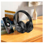 Hoco (W45) Enjoy Wireless/Wired Over Ear Headphones - Black - Image 6
