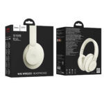 Hoco (W45) Enjoy Wireless/Wired Over Ear Headphones - White - Image 7