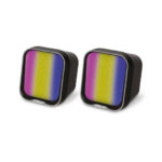 Element (SP-35) Ηχεία Υπολογιστή 2.0 με RGB Φωτισμό και Ισχύ 2W - Μαύρο