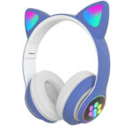 Cat STN28 Ασύρματα / Ενσύρματα Over Ear Ακουστικά - Μπλε