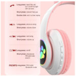 Cat STN28 Wireless / Wired Over Ear Headphones - Pink - Image 3