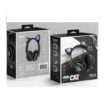 Cat STN28 Wireless / Wired Over Ear Headphones - Black - Image 8