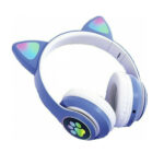 Cat STN28 Wireless / Wired Over Ear Headphones - Blue - Image 2