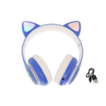 Cat STN28 Wireless / Wired Over Ear Headphones - Blue - Image 4