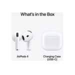 Apple AirPods (4th generation) Earbud Bluetooth Handsfree Headphones and Charging Case – White - Image 5