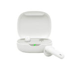 JBL Wave Flex Earbud Bluetooth Handsfree Earphones with Sweatproof and Charging Case - White