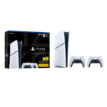 Sony PlayStation 5 Slim Digital Edition με 2 DualSense Χειριστήρια (Official Bundle) - Λευκό - Image 3